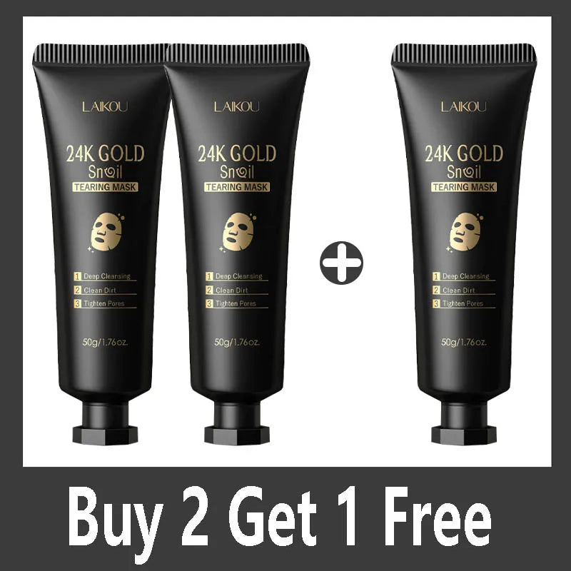 24K Gold Snail Collagen Peel-Off Mask