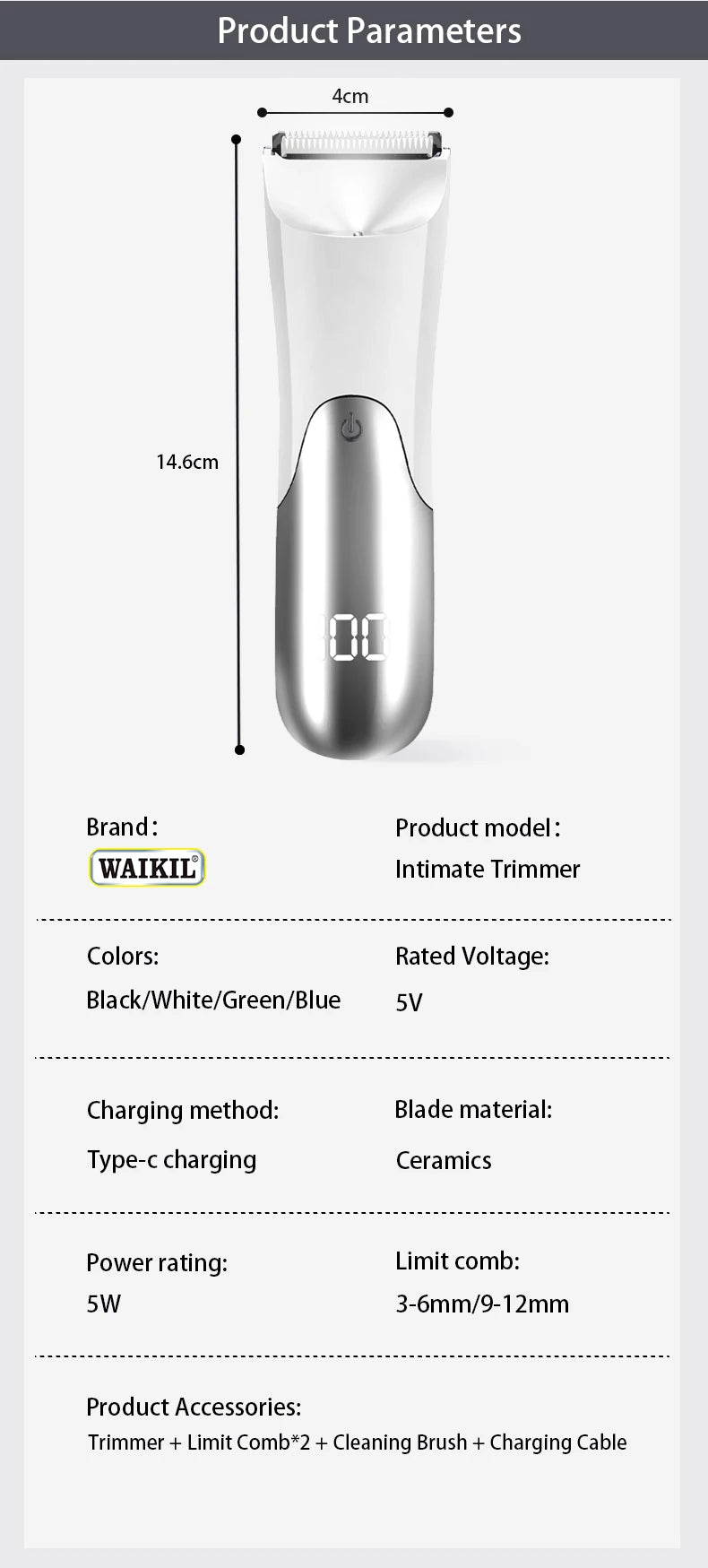 High-Performance Men's Hair Removal Device