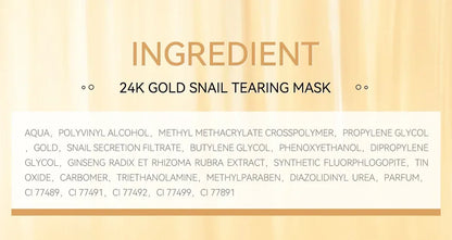 24K Gold Snail Collagen Peel-Off Mask