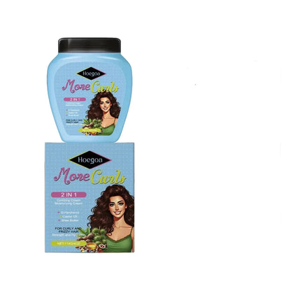Frizz-free in minutes, conditioner for curly and dry hair.