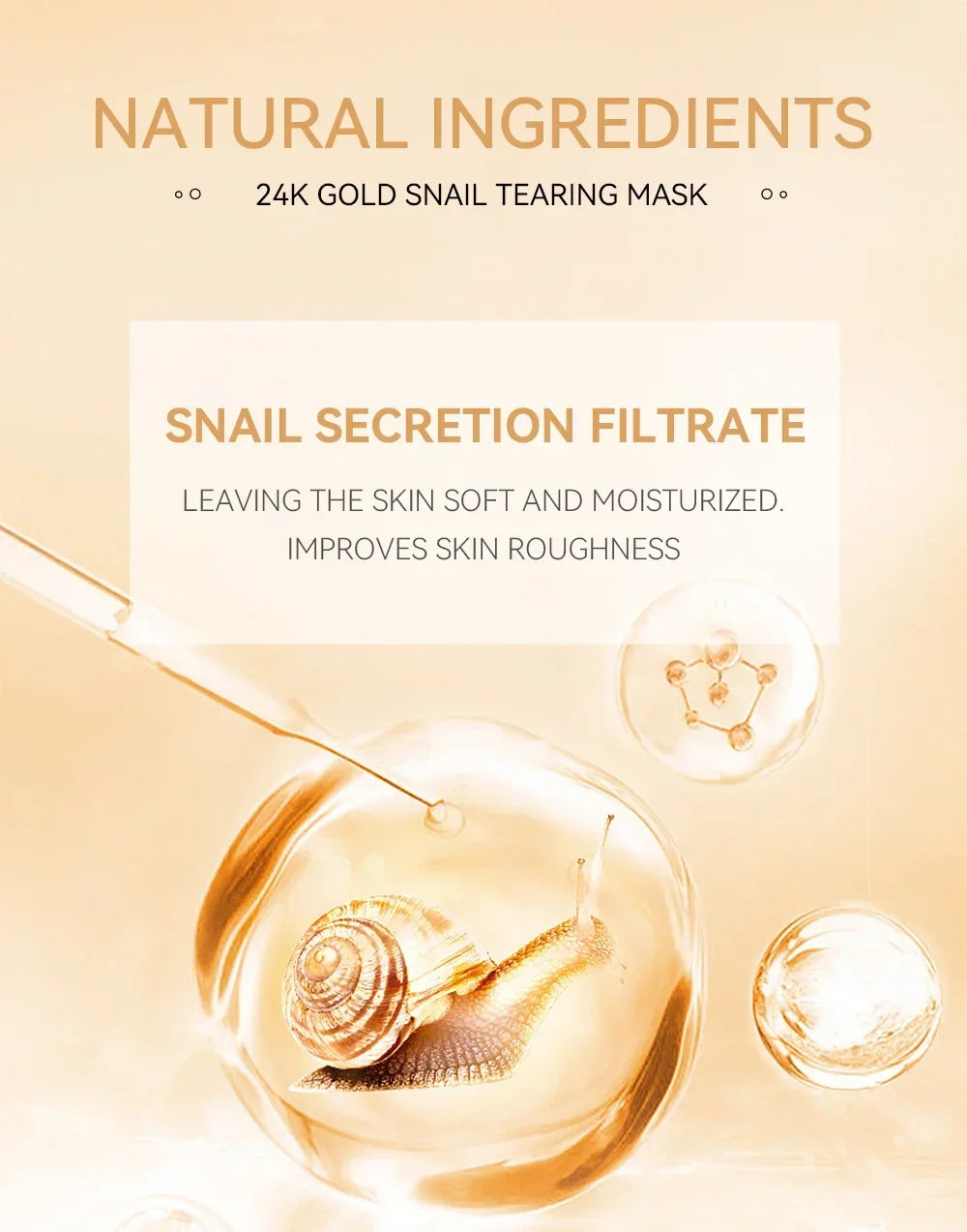 24K Gold Snail Collagen Peel-Off Mask