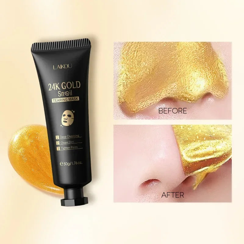 24K Gold Snail Collagen Peel-Off Mask