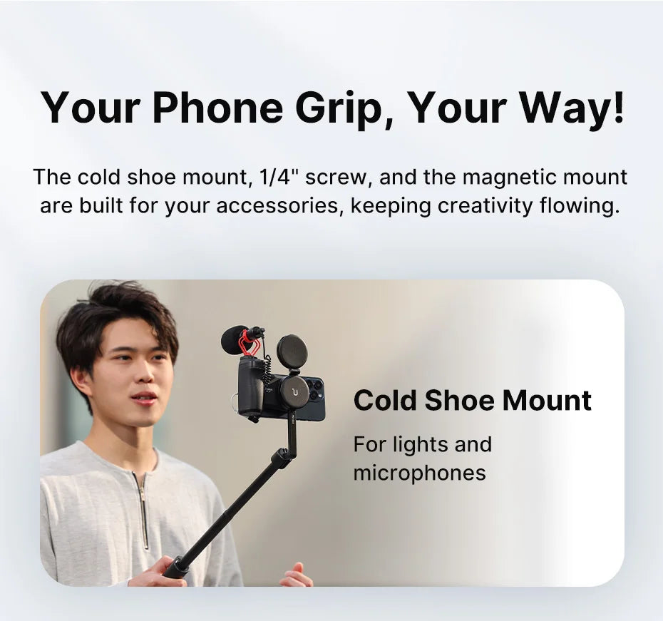 Ulanzi MA35 MagSafe Bluetooth Selfie Grip & Stabilizer