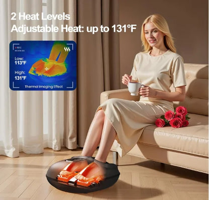 Heated Air Compression Foot Massager