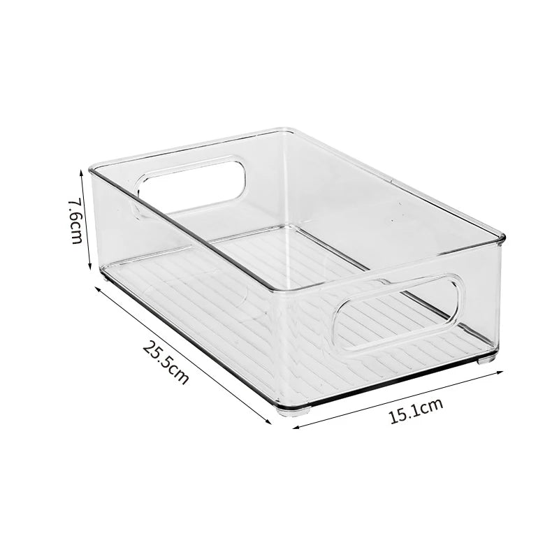 Refrigerator Storage Box  Organizer Fridge Stackable Design