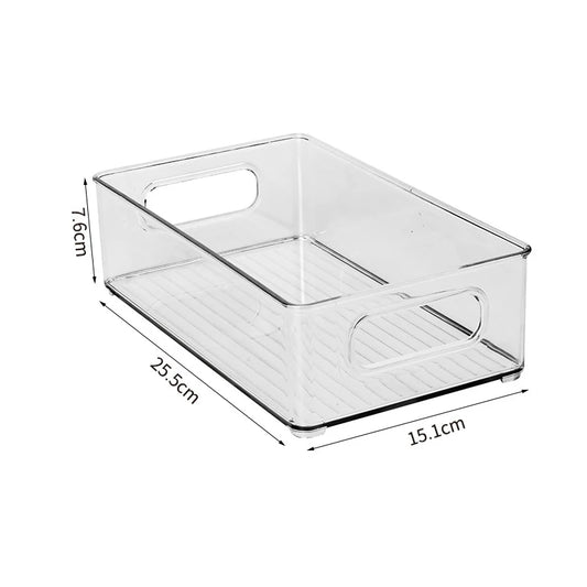 Stackable Clear Refrigerator Storage Bins