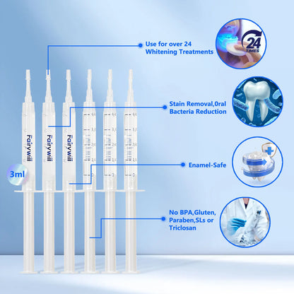LED Teeth Whitening Kit with Whitening Gel