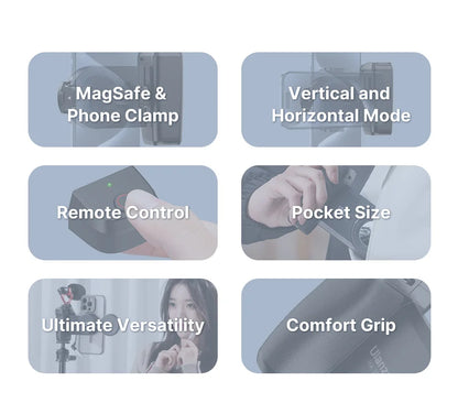 Ulanzi MA35 MagSafe Bluetooth Selfie Grip & Stabilizer