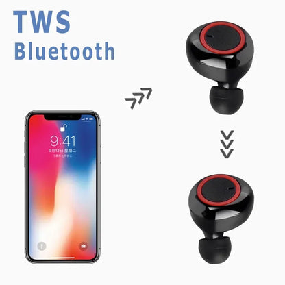 Fones de ouvido Bluetooth Y50 TWS sem fio