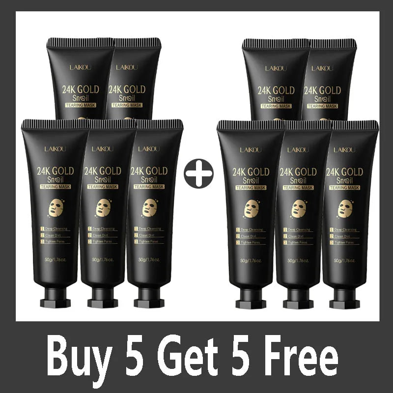 24K Gold Snail Collagen Peel-Off Mask