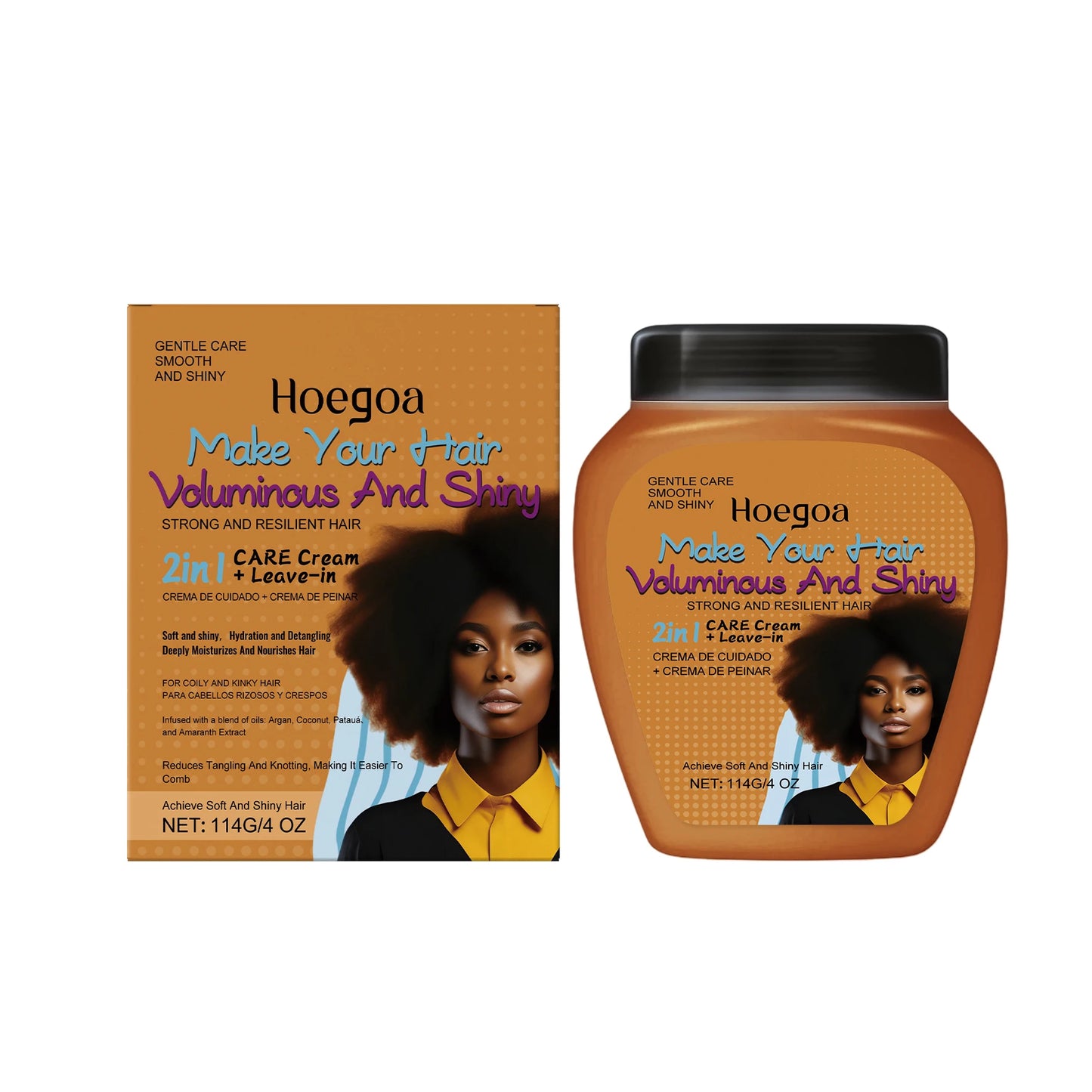 shine and softness for hair with Plant Keratin & Argan Oil