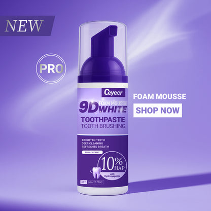 9D White Mousse Toothpaste
