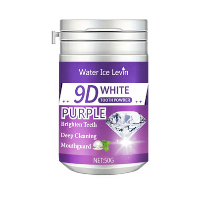 9D White Tooth Powder – Purple Brightening Teeth Whitening Formula