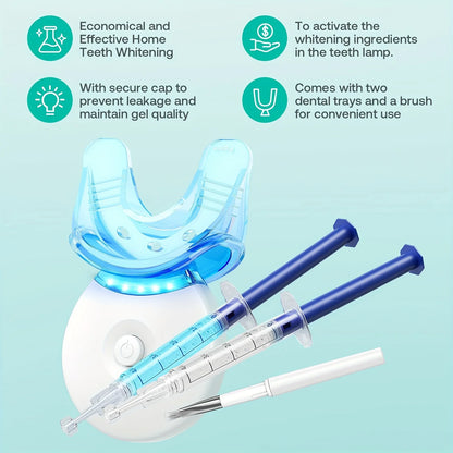 LED Teeth Whitening Kit with Whitening Gel