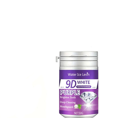 9D White Tooth Powder – Purple Brightening Teeth Whitening Formula