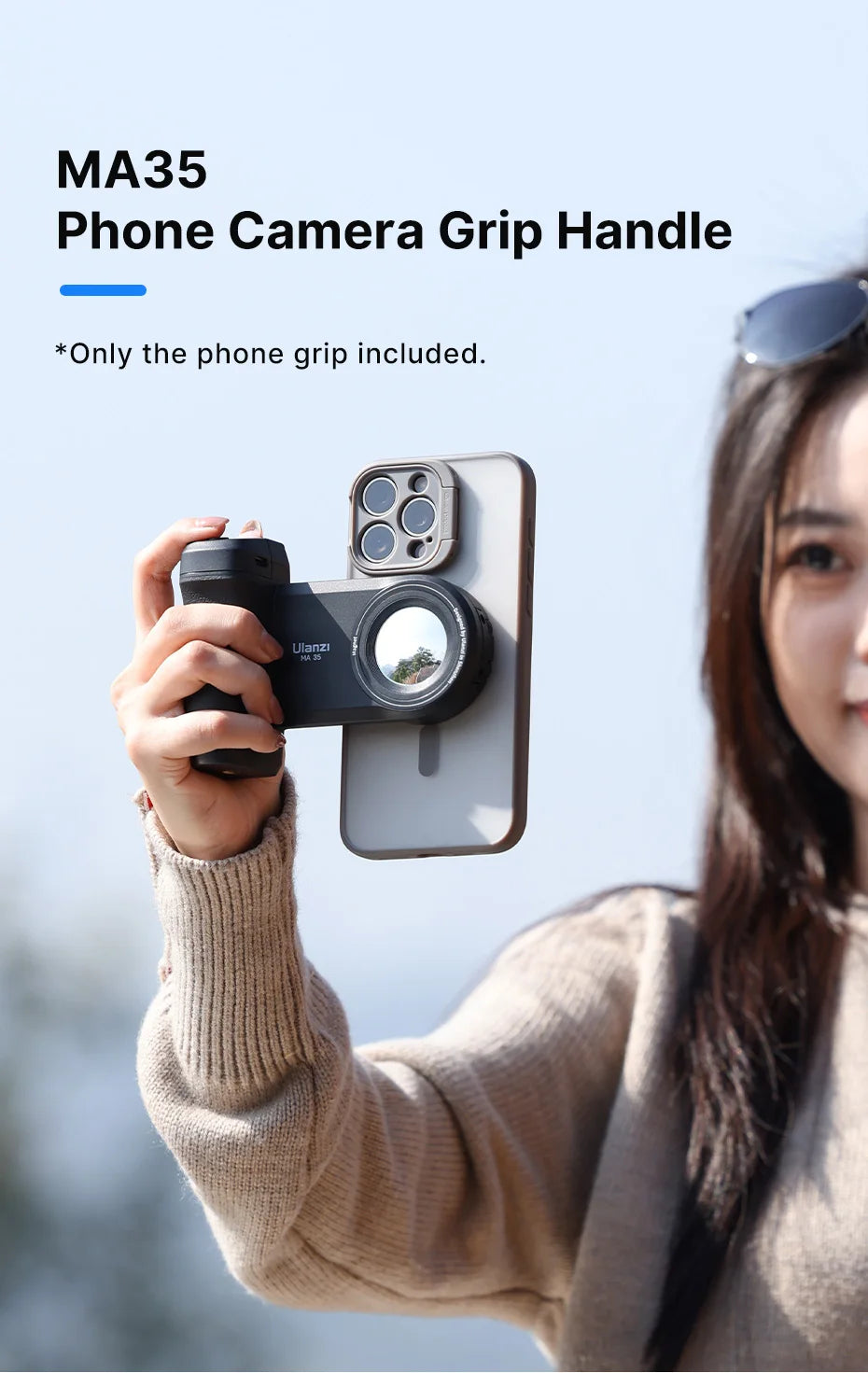 Ulanzi MA35 MagSafe Bluetooth Selfie Grip & Stabilizer