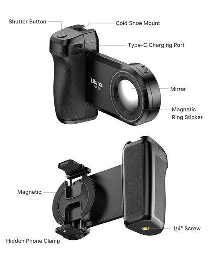 Ulanzi MA35 MagSafe Bluetooth Selfie Grip & Stabilizer