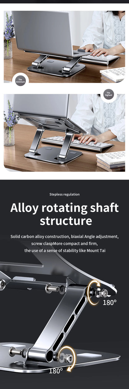 Adjustable Aluminum Laptop & Tablet Stand