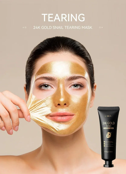 24K Gold Snail Collagen Peel-Off Mask