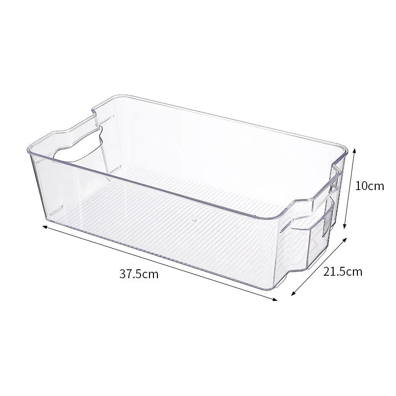 Refrigerator Storage Box  Organizer Fridge Stackable Design