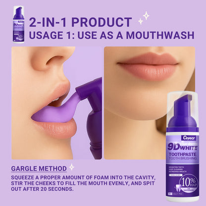 9D White Mousse Toothpaste