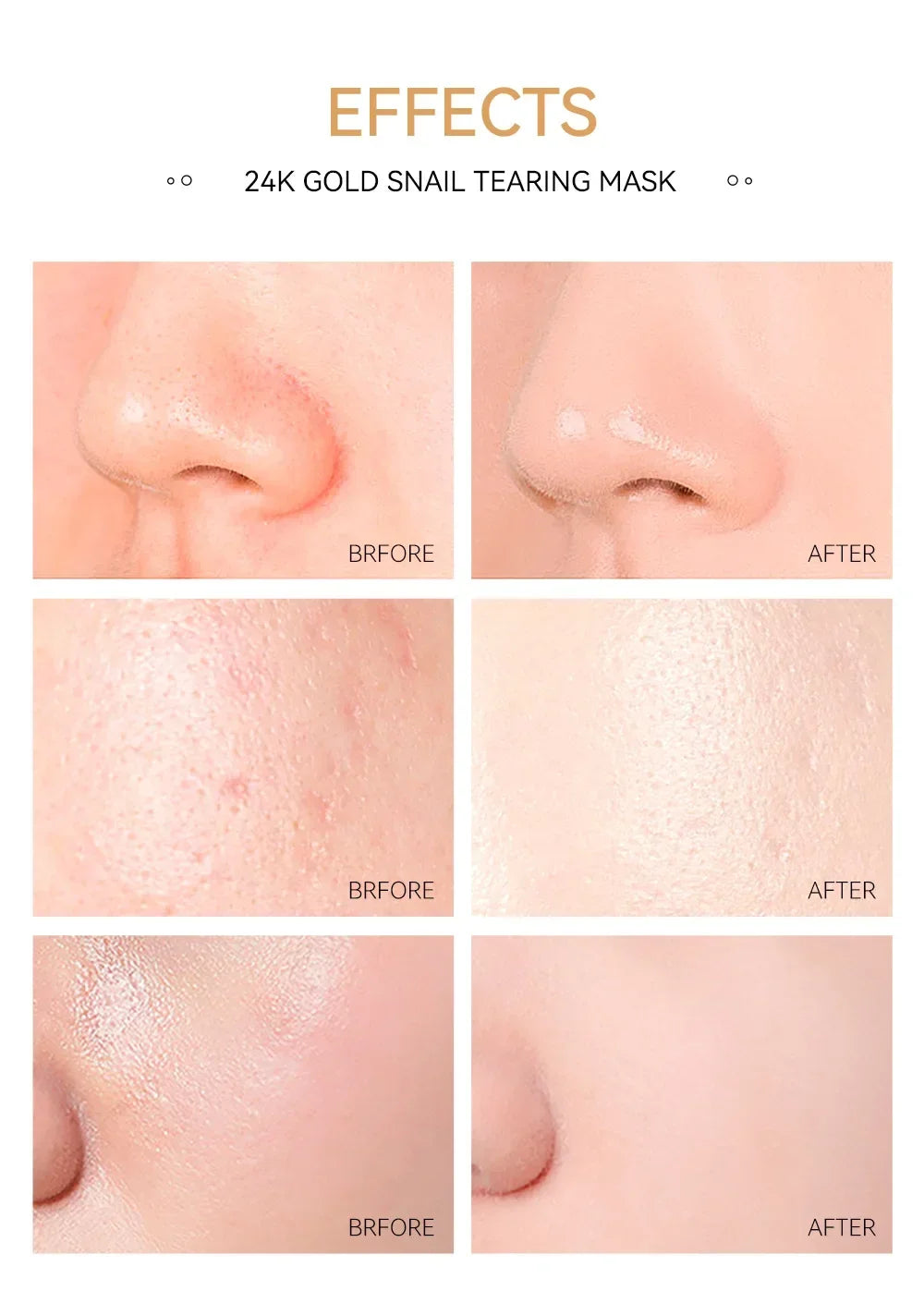 24K Gold Snail Collagen Peel-Off Mask