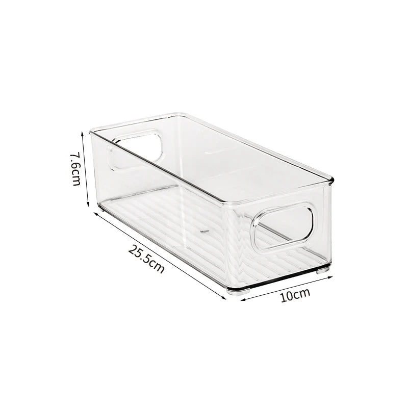 Refrigerator Storage Box  Organizer Fridge Stackable Design