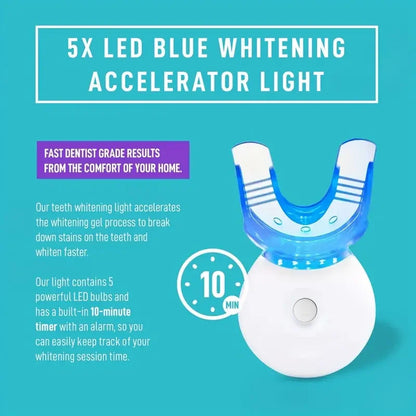LED Teeth Whitening Kit with Whitening Gel