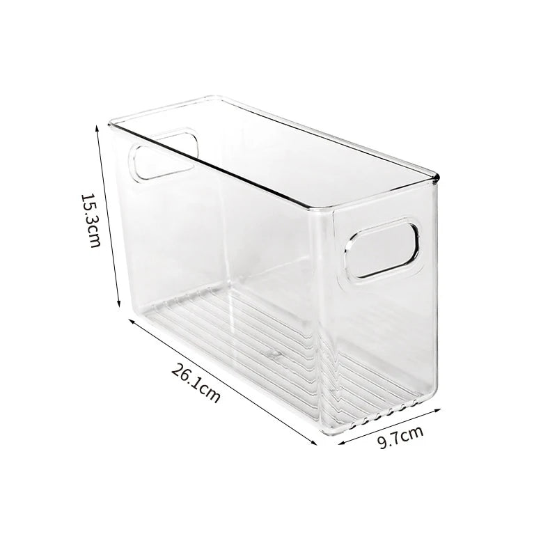 Refrigerator Storage Box  Organizer Fridge Stackable Design