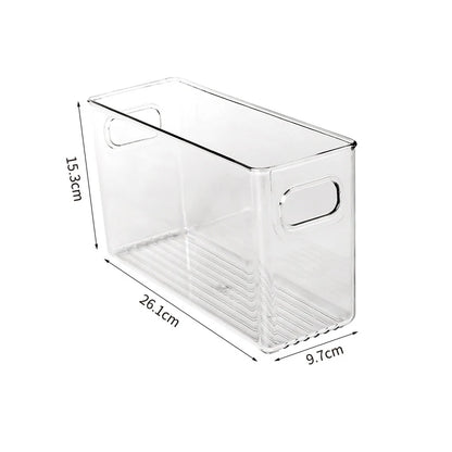 Refrigerator Storage Box  Organizer Fridge Stackable Design