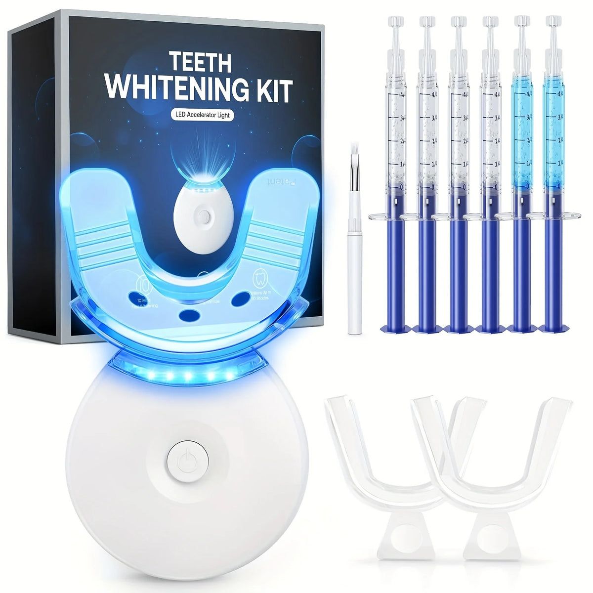 LED Teeth Whitening Kit with Whitening Gel