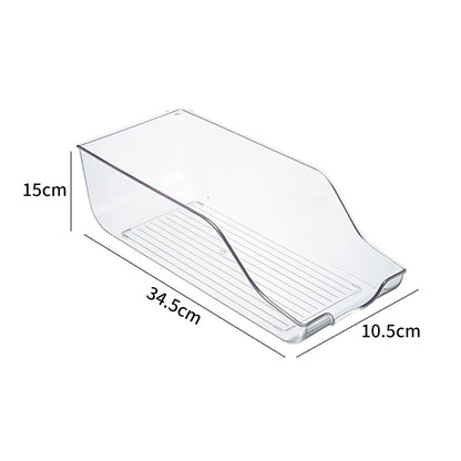 Refrigerator Storage Box  Organizer Fridge Stackable Design