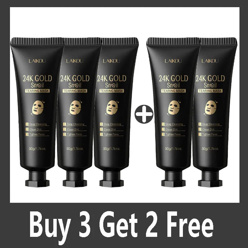24K Gold Snail Collagen Peel-Off Mask