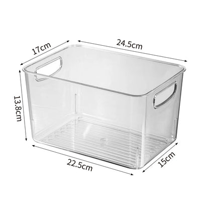 Refrigerator Storage Box  Organizer Fridge Stackable Design